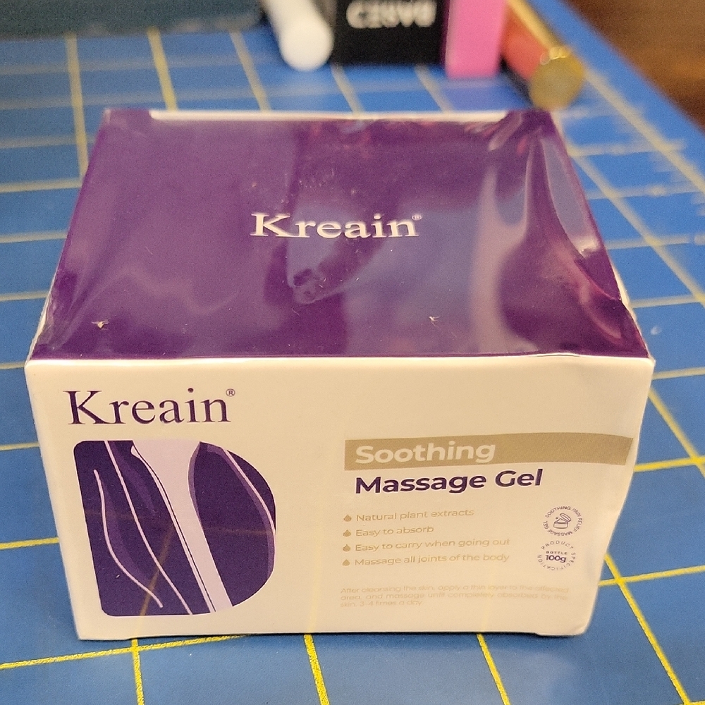 Kreain Soothing Massage Gel 100g New Sealed Box